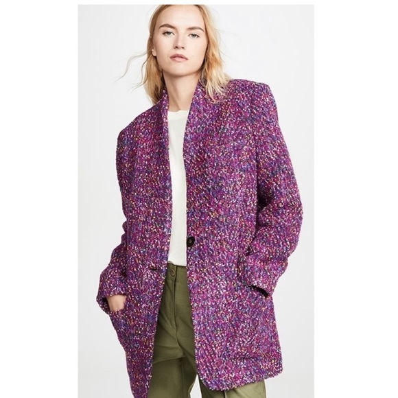Veronica Beard Crispin Tweed Jacket Coat - Picture 5 of 16